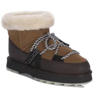 Botki damskie - Buty EMU Australia botki damskie Blurred Micro Chestnut-41 - miniaturka - grafika 1