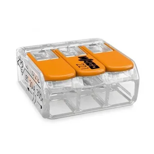 Wago Szybkozłączka Wago 221-413 3X0,5-4,0 Mm2 Z Dźwigniami 10 Szt AX-9002939/1 5907522006433 - Kostki, złączki, wtyczki - miniaturka - grafika 1