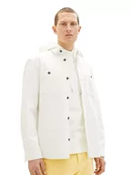 Koszule męskie - TOM TAILOR Męska koszula 1036212, 10101-biały denim, M, 10101 - White Denim, M - miniaturka - grafika 1