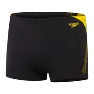 Kąpielówki męskie - Męskie Bokserki kąpielowe SPEEDO HYPERBOOM SPL ASHT AM 8-00302016653 – Czarny - miniaturka - grafika 1