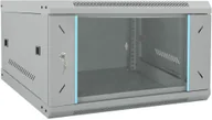 Szafy rack - vidaXL Szafa sieciowa z przechowywaniem Szary 53 x 60 x 30 cm Stal - miniaturka - grafika 1
