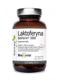 KENAY Laktoferyna BioFerrin 2000 x 30 kaps Kenay - Przeziębienie i grypa - miniaturka - grafika 1
