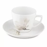 Filiżanki - Lubiana S.A.Zakłady Porcelany Stołowej FILIŻANKA 350 ML ZE SPODKIEM 17,5 BEATA/DOROTA 6474 MAGNOLIA 20080101000001 - miniaturka - grafika 1