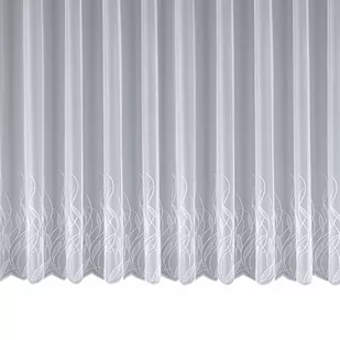 Albani Caroline żakardowa zasłona z taśmą do firanek, biała, ok. 245 x 300 cm 286575 - Zasłony - miniaturka - grafika 1