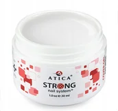 Żele do paznokci - Atica 85438 ŻEL BUDUJĄCE STRONG COVER Extra White 30 ml ultrabiały - miniaturka - grafika 1
