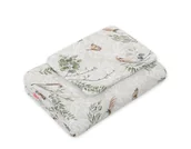 Pościel dla dzieci - Komplet pościeli dla niemowląt z wypełnieniem 2-cz 75x100cm NEWBORN - brown birds - miniaturka - grafika 1