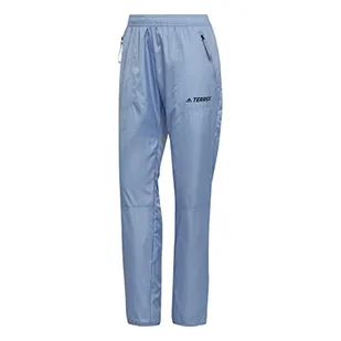 adidas Damskie spodnie przeciwwiatrowe W Mt, Cieamb, 46, Cieamb, 46 - Spodnie damskie - miniaturka - grafika 1