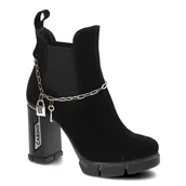 Botki damskie - Carinii, Botki, B8482_-H20-000-000-E36 Czarny, rozmiar 39 - miniaturka - grafika 1
