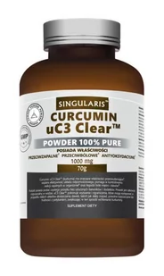 SINGULARIS Singularis Curcumin uC3 Clear Powder 100% Pure 70 g - Stawy, mięśnie, kości - miniaturka - grafika 1