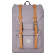 Torby na laptopy - Herschel Little America Mid-Volume Backpack 44 cm Laptop Compartment (komora na laptopa) lavender gray - miniaturka - grafika 1