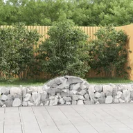 Pozostałe narzędzia ogrodowe - vidaXL Kosze gabionowe, 20 szt, 200x30x40/60 cm, galwanizowane żelazo - miniaturka - grafika 1