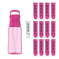 Butelki filtrujące - Butelka filtrująca Dafi SOLID 0,5 flamingowa barwiona z 13 filtrami - miniaturka - grafika 1