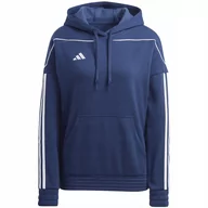 Bluzy damskie - Bluza damska adidas Tiro 23 League Sweat Hoodie granatowo-biała HS3602 XL - miniaturka - grafika 1