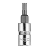 Klucze i nasadki - Końcówka sześciokątna H5 na nasadce 1/4", krótka 37mm NEO TOOLS 10-312 - miniaturka - grafika 1