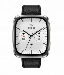 Huami Amazfit Active 2 Square Black Leather-Premium Version NFC - Smartwatch - miniaturka - grafika 1