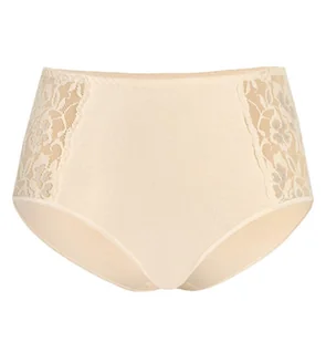 Majtki bawełniane wysokie Loren beżowe, Teyli - Majtki damskie - miniaturka - grafika 1