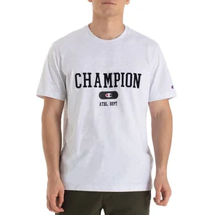 Koszulka Champion Crewneck 220432-EM007 - szara - Koszulki męskie - miniaturka - grafika 1