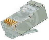 Pozostałe akcesoria sieciowe - Solarix Modular plug 8P8C RJ45 CAT5e unfolded, shielded wire for KRJS45/5SLD - miniaturka - grafika 1