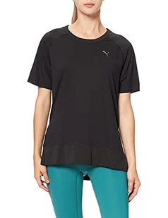 Puma Damska koszulka Studio Relaxed Rib Trim Tee Shirt Black XL 520983 - Koszulki i topy damskie - miniaturka - grafika 1