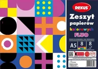Szkolne artykuły papiernicze - Zeszyt papierów kolor. kredowanych A5/8K (10szt) - Beniamin - miniaturka - grafika 1