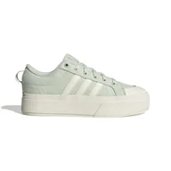 Buty sportowe damskie - Damskie Buty ADIDAS BRAVADA 2.0 PLATFORM JI1800 – Zielony - miniaturka - grafika 1