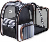 Plecaki - LEKESPRING Plecak Dla Kota i Psa Do 8kg Niebieski - miniaturka - grafika 1