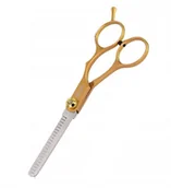 Nożyczki fryzjerskie - WOLF Degażówki nożyczki praworęczne 5,5 offset fryzjerskie do strzyżenia włosów do salonu linia Superior - miniaturka - grafika 1