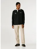 Koszulki męskie - Pepe Jeans Koszulka polo "Cameron" w kolorze czarnym - miniaturka - grafika 1