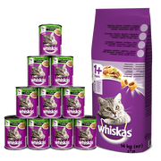 Sucha karma dla kotów - Whiskas Adult z tuńczykiem 14 kg - miniaturka - grafika 1