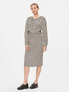 Tommy Hilfiger Sukienka codzienna WW0WW41020 Beżowy Regular Fit - Sukienki - miniaturka - grafika 1