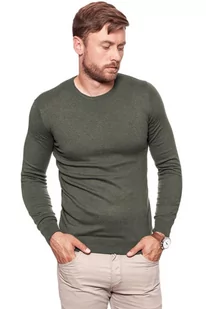 Wrangler, Sweter męski, Crew Knit Dusty Olive W85672P45, rozmiar XXL - Swetry męskie - miniaturka - grafika 1