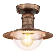 Lampy ogrodowe - Globo Linda 3274DR lampa wisząca ogrodowa IP44 1x15W E27 LED rdzawa - miniaturka - grafika 1
