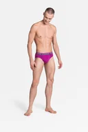 Majtki męskie - Slipy Luxe 39022-MLC Zestaw 2 sztuk Granatowo-Jagodowy - miniaturka - grafika 1