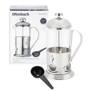 Szklany zaparzacz do herbaty, ziół z miarką 350ml - Zaparzacze i kawiarki Szklany zaparzacz do herbaty, ziół z miarką 350ml - Zaparzacze i kawiarki - miniaturka - grafika 1