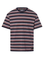 Koszulki męskie - Jack & Jones - T-shirt męski  JCOHunter, niebieski|różowy - miniaturka - grafika 1