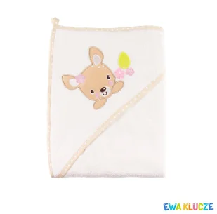 Okrycie Family Sarna Ecru 80x80 Ewa Klucze - Okrycie Family Sarna Ecru 80x80 - Okrycia kąpielowe dla dzieci Okrycie Family Sarna Ecru 80x80 Ewa Klucze - Okrycie Family Sarna Ecru 80x80 - Okrycia kąpielowe dla dzieci - miniaturka - grafika 1