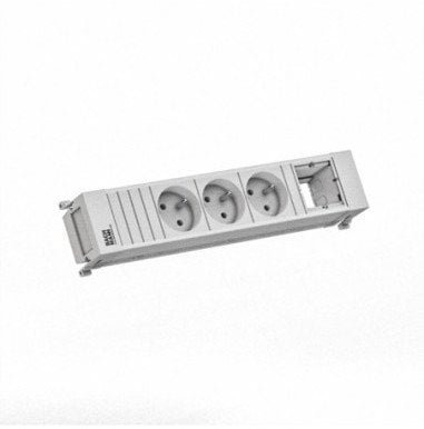 BACHMANN POWER FRAME 3xUTE 1xCM 0.2m GST18 RAL9010