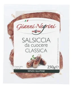 Kiełbasa salsiccia grill classica 250g - Gianni Negrini - Pasztet i przetwory mięsne - miniaturka - grafika 1