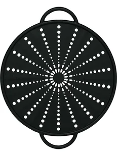 Emsa Osłona w kolorze antracytowym przeciw rozpryskiwaniu  - Ø 26 cm - Pozostałe akcesoria kuchenne - miniaturka - grafika 1