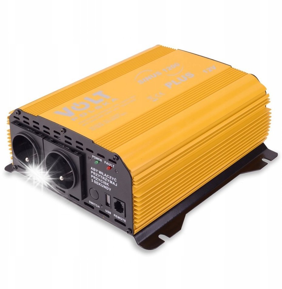 Volt PRZETWORNICA VOLT POLSKA SINUS PLUS 1200 12V / 230V 600/1200W