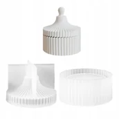 Pudełka i szkatułki - Forma silikonowa do gipsu betonu żywicy epoksydowej Pojemnik Szkatułka - miniaturka - grafika 1