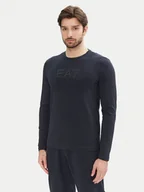 Koszulki męskie - EA7 Emporio Armani Longsleeve 7M000227 AF10373 UB102 Granatowy Slim Fit - miniaturka - grafika 1