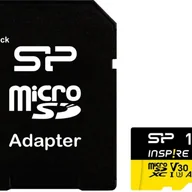 Karty pamięci - Karta Silicon Power Memory card with adapter Inspire 128 GB microSDXC Flash memory class C10, UHS-I U3, V30, A2 SP128GBSTXLA2V1NSP - miniaturka - grafika 1