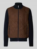 Swetry męskie - Kurtka z kieszeniami zapinanymi na zamek błyskawiczny - miniaturka - grafika 1