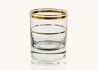 Szklanki - Combi dla Witeks Szklanka whisky 300ml 6 szt Dolce Vita Gold 39400 - miniaturka - grafika 1