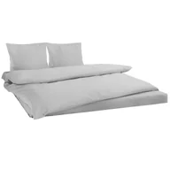 Pościel - Pościel Haftowana Z Prześcieradłem 200X220 Szara - miniaturka - grafika 1