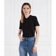 Koszulki i topy damskie - Tommy Hilfiger Polo | Slim Fit - miniaturka - grafika 1