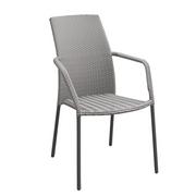 Fotele i krzesła ogrodowe - Fotel Lupus szary PATIO - miniaturka - grafika 1