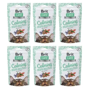 Przysmak dla kota BRIT CARE Snack Calming 6 x 50 g - Przysmaki dla kotów - miniaturka - grafika 1