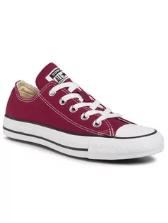 Trampki męskie - Converse Trampki All Star Ox M9691C Bordowy - grafika 1